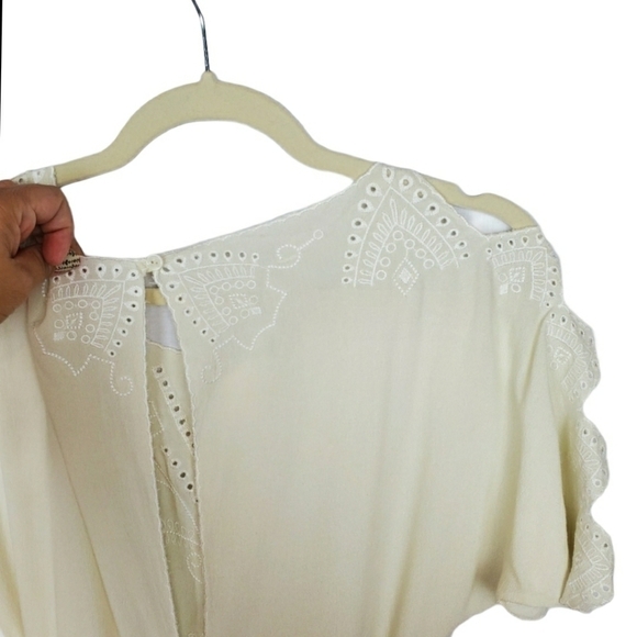 NWT Esley dress sz S peekaboo back and shoulder Egyptian style - Picture 8 of 14